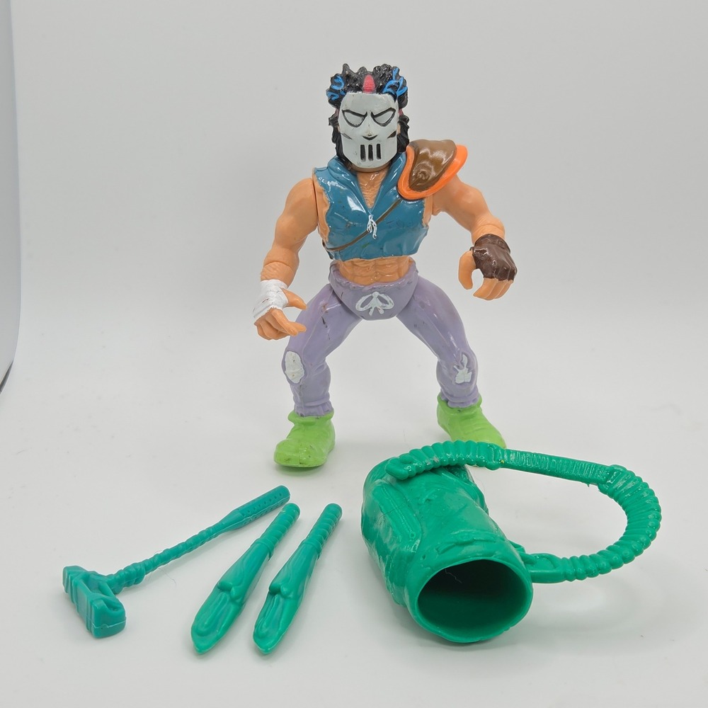 TMNT Casey Jones Action Figure 1989 Playmates Mirage Studios Vintage with Bag